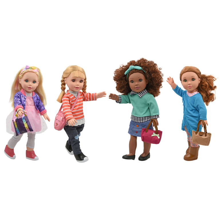 18″ Style Girls Dolls – New Adventures